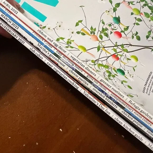 MARTHA STEWART Living Magazine Bundle Lot of 4 Spring Issues 2021 2022 Gardening - Picture 7 of 15